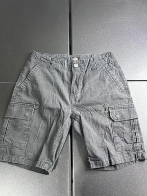 Dickies Shorts Mens 32 Gray Ripstop Cargo Workwear Reinforced Seat Nylon Utility - Image 1 of 4