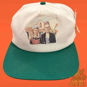 Vintage American Gothic Snapback Mütze Cap K Products Great American Monuments - Bild 1 von 6