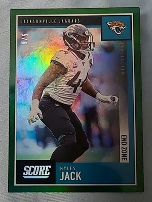 Myles Jack JAGUARS 2020 Score End Zone /6 - Image 1 of 2