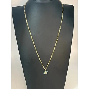 Michael Michaud Forget Me Not Single Flower Pendant Necklace - Picture 1 of 3