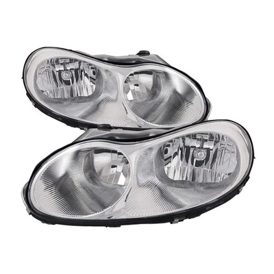 Headlights Set Fits 1998-2001 Chrysler Concorde Halogen Headlamp Pair Assembly - Image 1 of 4