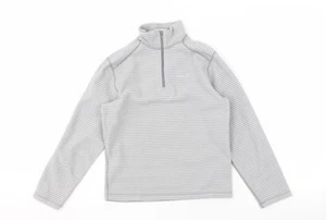 Sudadera Patagonia Unisex Gris Rayas Cremallera Completa M - Imagen 1 de 12
