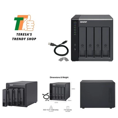 Almacenamiento DAS de conexión directa USB tipo C de 4 bahías con hardware RAID sin disco Foto 1 de 4