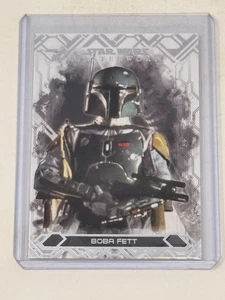 2017 Topps Star Wars Masterwork Boba Fett #50 Silver - Picture 1 of 2