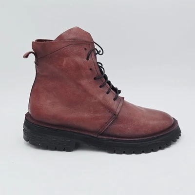 Damenschuhe MOMA Gr. 37 Stiefeletten Bordeaux Frost Leder 316AB - Bild 1 von 4
