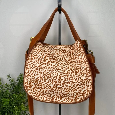 Сумка через плечо Madewell Sydney пятнистые икроножные волосы животных - Изображение 1 из 4