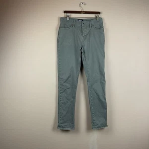 Jack Spade Jeans Pants Mens 33 X 34 Green Slim Button Fly Five Pocket Cotton - Picture 1 of 12