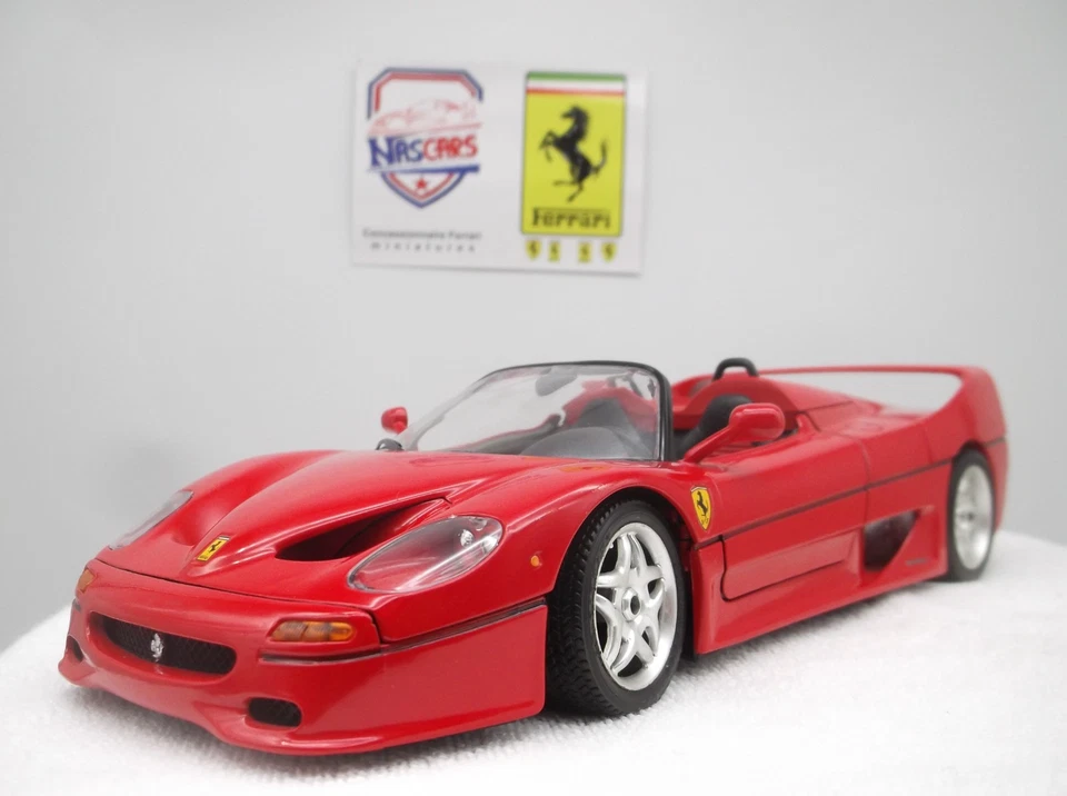1/18 Ferrari F50 Spyder 1995 Rouge Burago - Photo 1/4