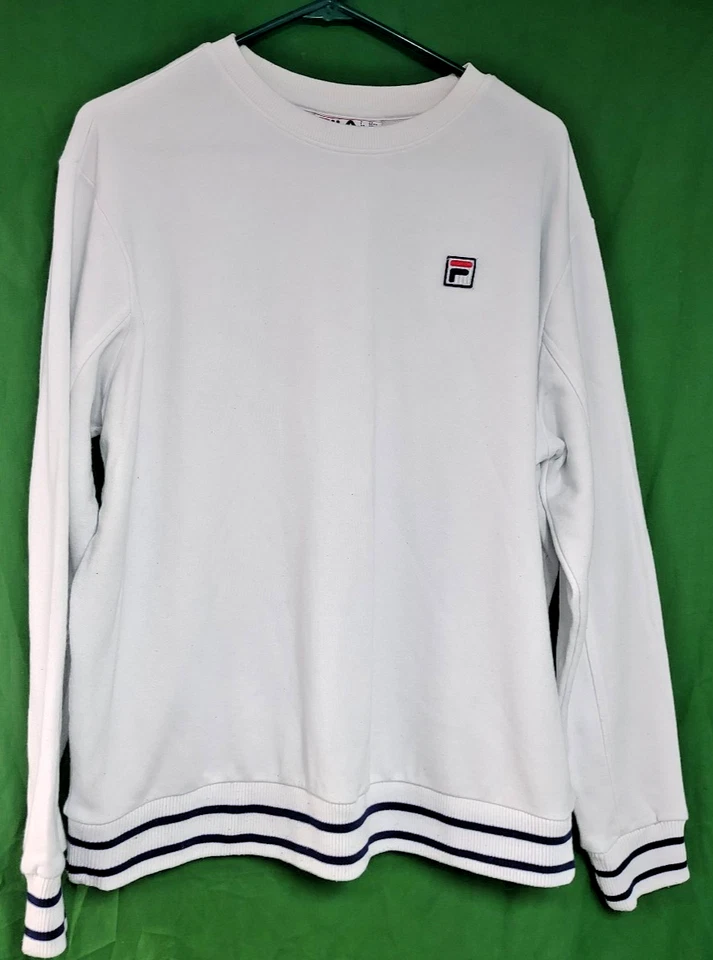 Sudadera Fila XL Vintage Blanca Foto 1 de 4