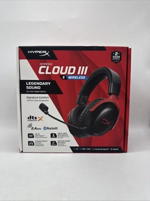 HyperX Cloud III S Wireless Gaming Headset - NEW SEALED! - Image 1 of 3