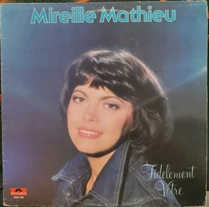 Vinyl LP Mireille Mathieu - Fidelement Votre VG 2424 182 Canada Pop - Picture 1 of 4