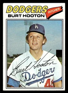 1977 Topps Burt Hooton 484 Los Angeles Dodgers - Picture 1 of 2