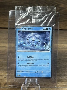 Cryogonal 047/191 - JCC Pokémon Calendario de Vacaciones 2025 Sello Festivo SELLADO - Imagen 1 de 2