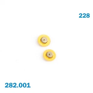 Eta Swiss Movement 282.001 2 Pcs for Transmission Wheel Part No 228 ( 30.013.00) - Picture 1 of 2