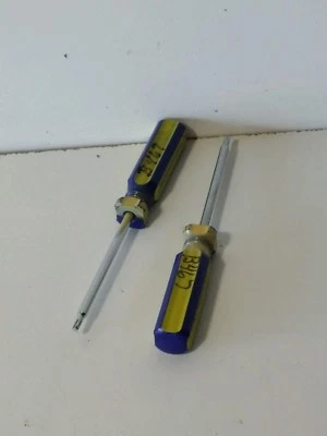 Lot of 2 Hardware Machinery  T-20 X 4" Star Driver Screw driver - Image 1 of 3