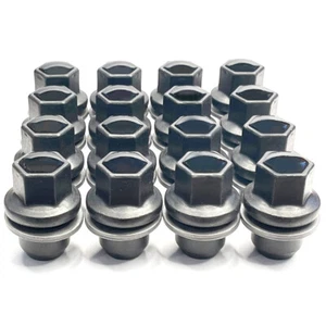 16 Genuine Land Rover OEM Wheel Nuts + 4 Locks 14x1.50 MY23 Black Sport L320 - Picture 1 of 9
