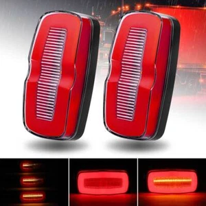2x LED Tail Light Stop Brake Flowing Indicator Truck Trailer Caravan Ute 12V 24V - Picture 1 of 12