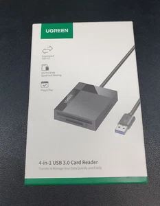 Ugreen Sd Card Reader 4 In 1 Multi Usb 3.0 Micro Sd Memory Card Adapter - Picture 1 of 2