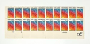 US 1983 SCOTT #2031 SCIENCE & INDUSTRY 20C PLATE BLOCK OF 20 STAMPS - MNH OG - Picture 1 of 2