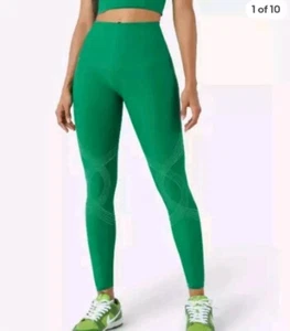 Fanka Body Sculpt Women SMALL Leggings Reversible Wear Forest Green High Waist - Bild 1 von 11