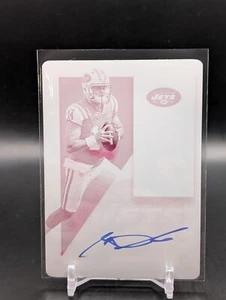 2018 Panini Contender Rookie Ticket Variation Magenta Plate Sam Darnold Auto 1/1 - Picture 1 of 2