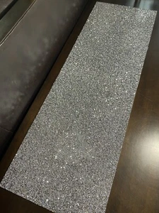 SPARKLES Luminous NEW!!! 36” Table Runner Silver BEADED Glam LUXE GORGEOUS! - Picture 1 of 10