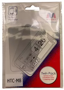 MyBat Screen Protector Twin Pack for HTC M8 - Picture 1 of 4