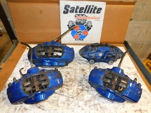 15-20 BMW F82 M4 M3 M2 Front & Rear Brake Calipers Set Blue Brembo 340P440 - Picture 1 of 17