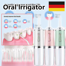 240ML Elektrisch Dental Flosser Oral Irrigator Kabellos Zähne Reiniger 4Düsen DE