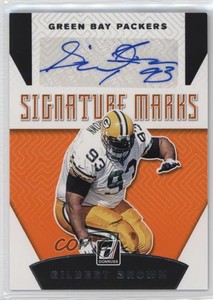 2019 Panini Donruss Signature Marks Gilbert Brown #SM-6 Auto