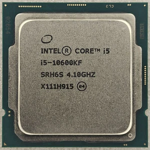 Intel Core i5-10600KF SRH6S 6-core Comet Lake 4.1GHz LGA-1200 CPU processor - Picture 1 of 2