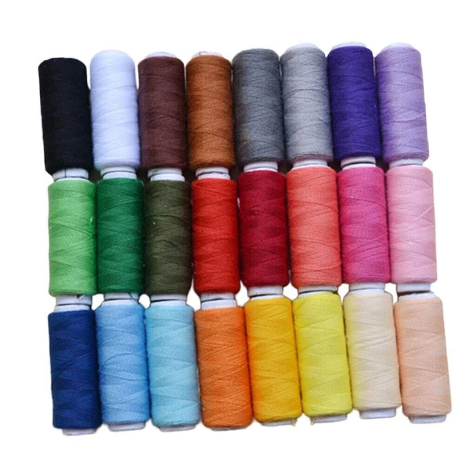 Sewing Thread Art Silk Poly For Embroidery Assorted Colors Pack of 5 Spools - Image 1 of 1
