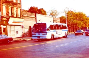 ORIGINAL KODACHROME SLIDE NYC BUS 1982 GM RTS #PA2622 Bx-21 U3 AV-E 159 24.10.91 - Bild 1 von 1