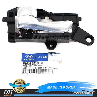 GENUINE Inside Door Handle FRONT LEFT for 09-10 Hyundai Sonata 826103K530CR⭐⭐⭐⭐⭐ Foto 1 de 4