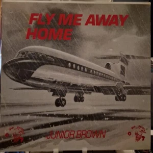 Jah Shaka Music Junior Brown Fly Me Away Home Vinyl Record LP 1st Press EX - Picture 1 of 6