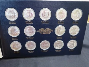 FM Ster Silber Signers Medaillen Album SET 56+ Unzen SS Proof Edition mit Karten 1. Auflage - Bild 1 von 13