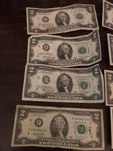 2 dollar bill lot - Picture 1 of 6