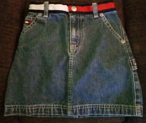 Tommy Hilfiger Dark Denim Girls Size 4 Jean Skirt - Picture 1 of 12