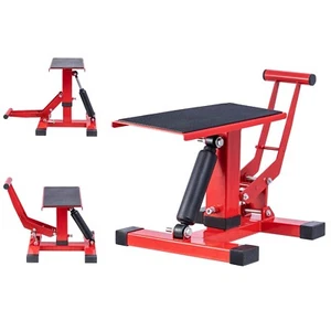 CXRCY Dirt Bike Lift,Adjustable Height Motorcycle Stand Lift with 450Lbs Capa... - Picture 1 of 6