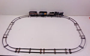 Antique lot of American Flyer Wind up #13 Steam Engine #120 Tender 707-108 Cars - Picture 1 of 14
