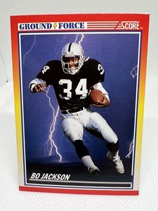 1990 Score #330 Bo Jackson Ground Force Los Angeles Raiders - Picture 1 of 2