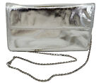 Vtg Sutor-Mantellasi Metallic Soft Flap Over Purse Handbag With Dust Bag