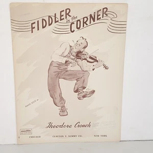 Vintage 1942 Fiddler In The Corner Klavier Solo Noten von Theodore Crouch - Bild 1 von 14