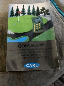NEW CARL GS-7500 GOLF SCORE BANK - Picture 1 of 2