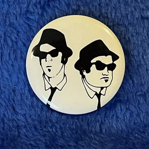 THE BLUES BROTHERS Faces B&W Movie Theater Promo 1.5” Pinback Button ‘78/‘80 VTG - Picture 1 of 4