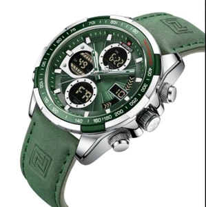 NAVIFORCE Military Watches Men Luxury Brand Sport Chronograph Digital Wristwatch - Picture 1 of 12
