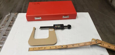 Unknown Brand 0- 2-1/2" Outside Diameter Micrometer with Pointed Point.  - Image 1 of 4