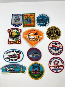 Vintage Boy Scouts Patches Missouri St. Louis Great Rivers Fort Leonard Wood Lot - Picture 1 of 6