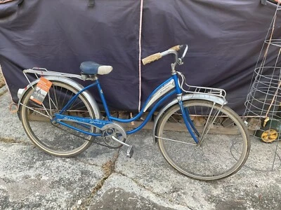 BICICLETA DE MUJER SCHWINN STARLET II VINTAGE AÑOS 60 CON PORTABEBÉS DELANTERO Y TRASERO ¡ENCONTRAR! Foto 1 de 4