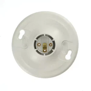 Plastic Keyless Lamp Holder 8829-CW4 Ceiling Light Socket Fixture - Picture 1 of 4